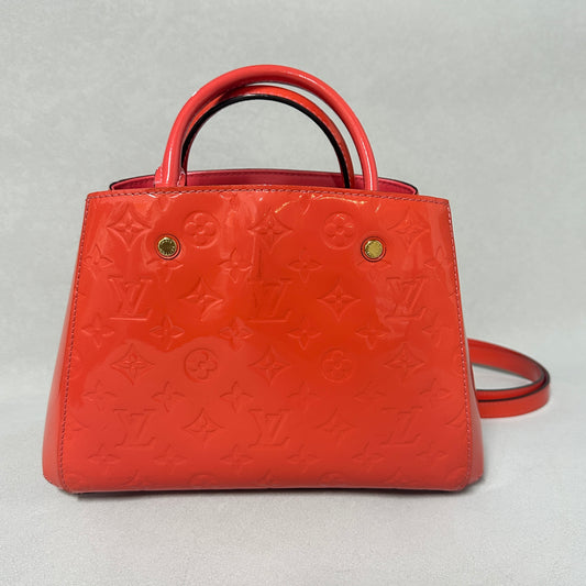 Louis Vuitton - Montaigne BB - Patent leather - Pink - (mini)