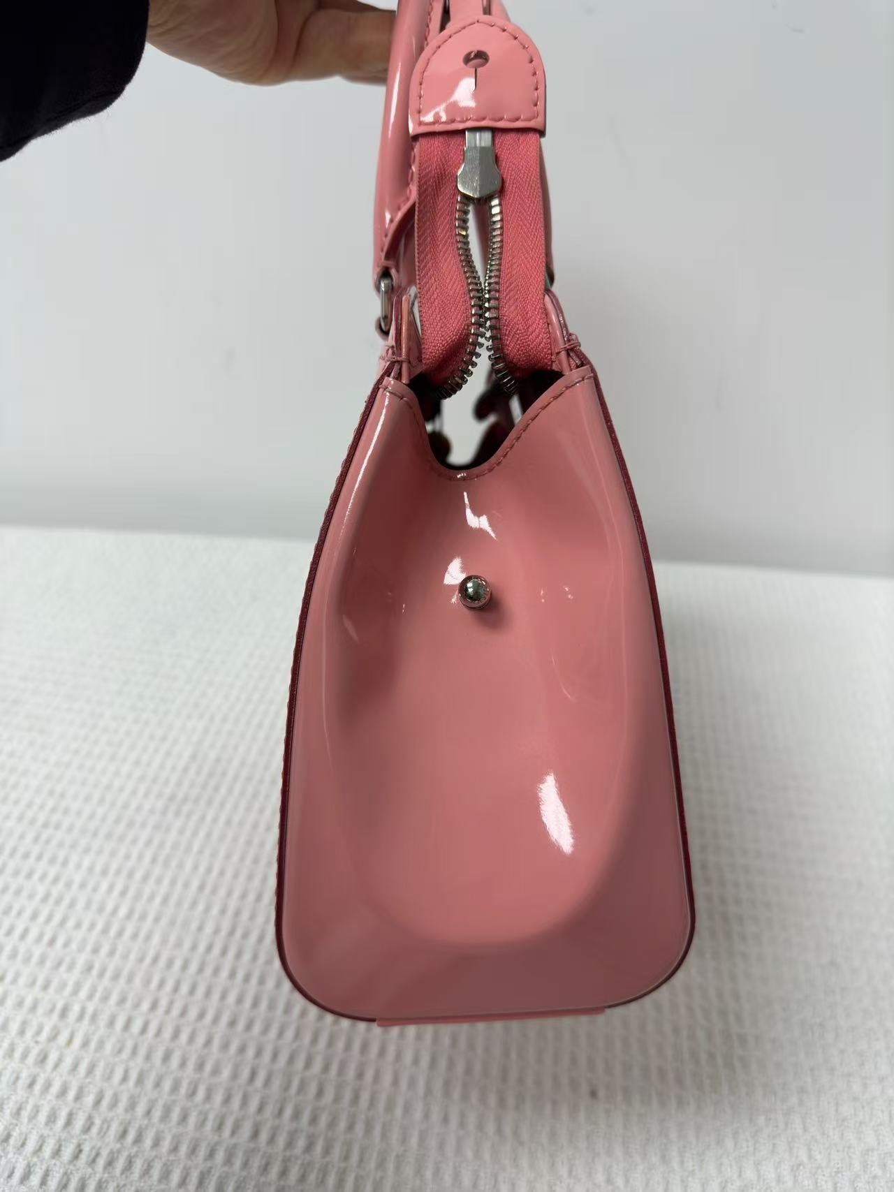 Louis Vuitton - Montaigne BB - Patent leather - Pink - (Mini)