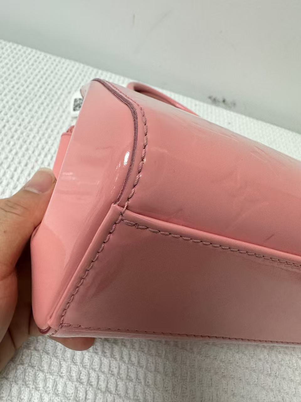 Louis Vuitton - Montaigne BB - Patent leather - Pink - (Mini)