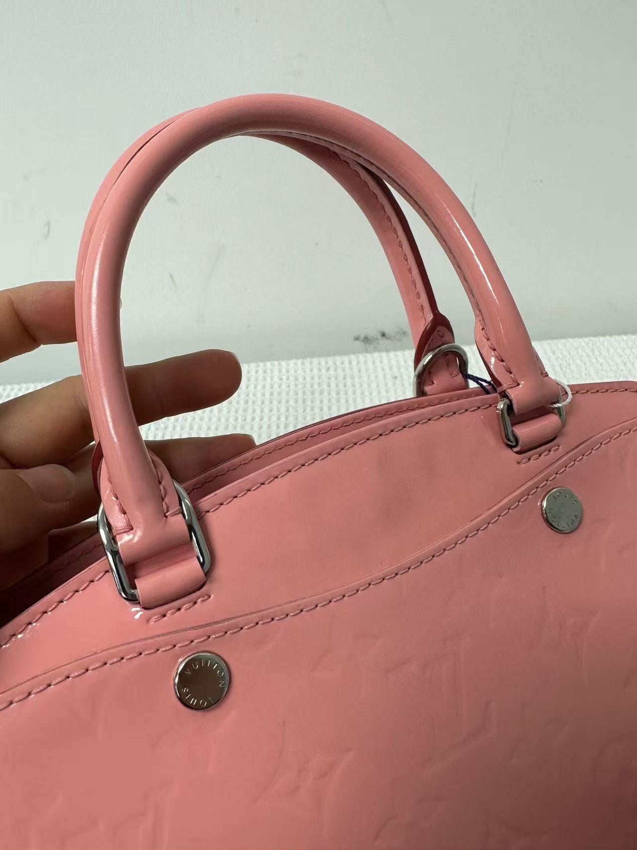 Louis Vuitton - Montaigne BB - Patent leather - Pink - (Mini)