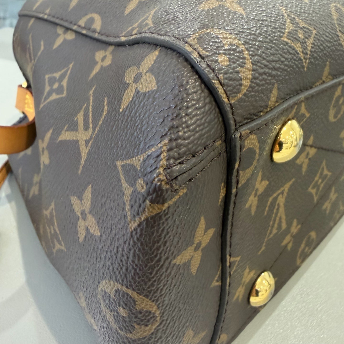 Louis Vuitton - Montaigne BB - Synthetic - Brown - (small)
