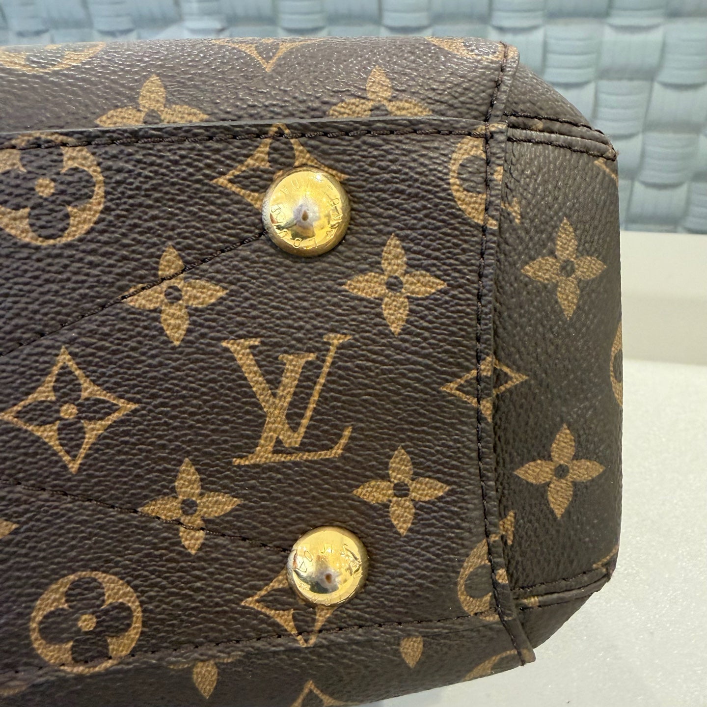 Louis Vuitton - Montaigne BB - Synthetic - Brown - (small)