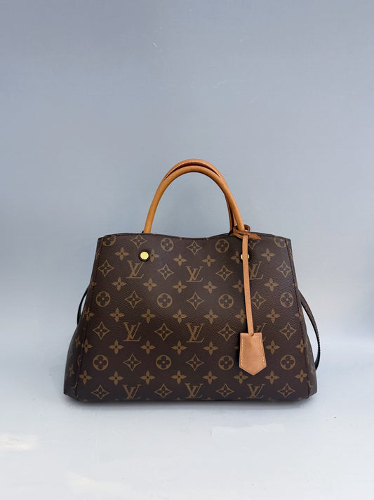 Louis Vuitton - Montaigne - Cloth - Brown - (medium)