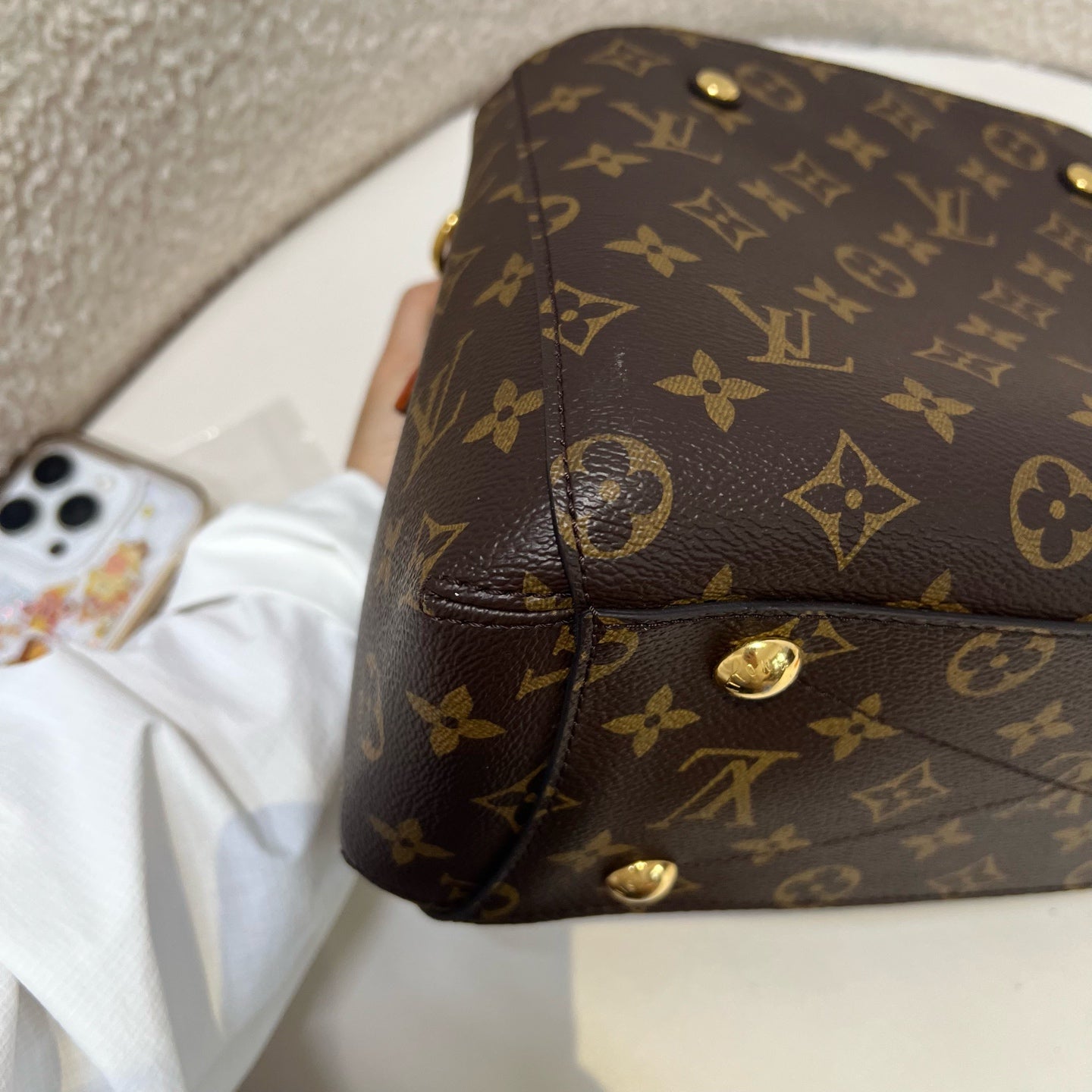 Louis Vuitton - Montaigne - Cloth - Brown - (small)