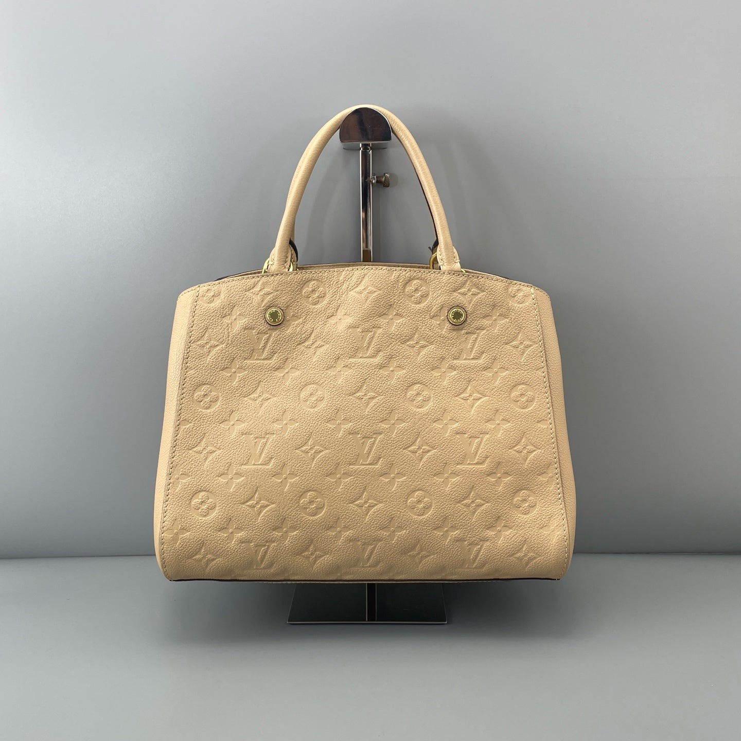 Louis Vuitton - Montaigne - Leather - Beige - (medium)