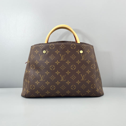 Louis Vuitton - Montaigne - Leather - Brown - (medium)