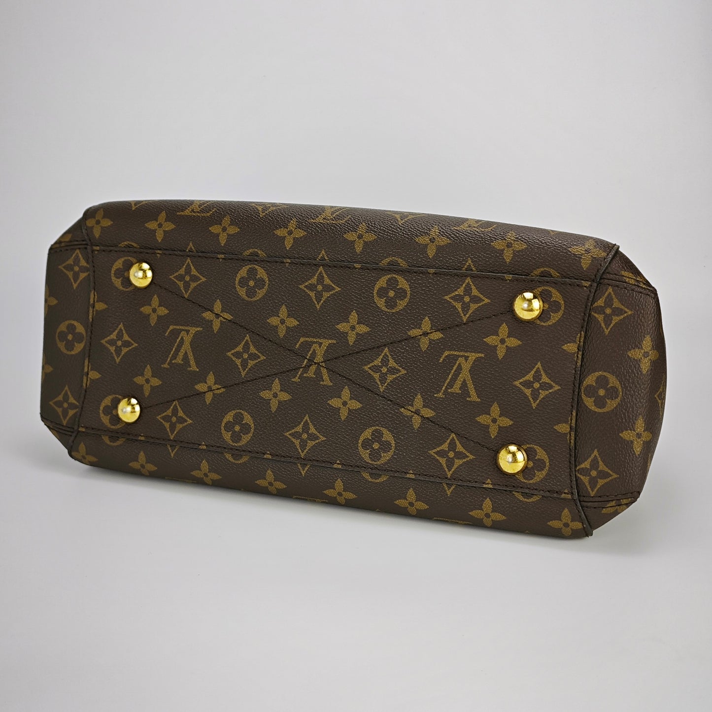 Louis Vuitton - Montaigne MM - Monogram canvas with natural cowhide leather trim - Brown - (medium)