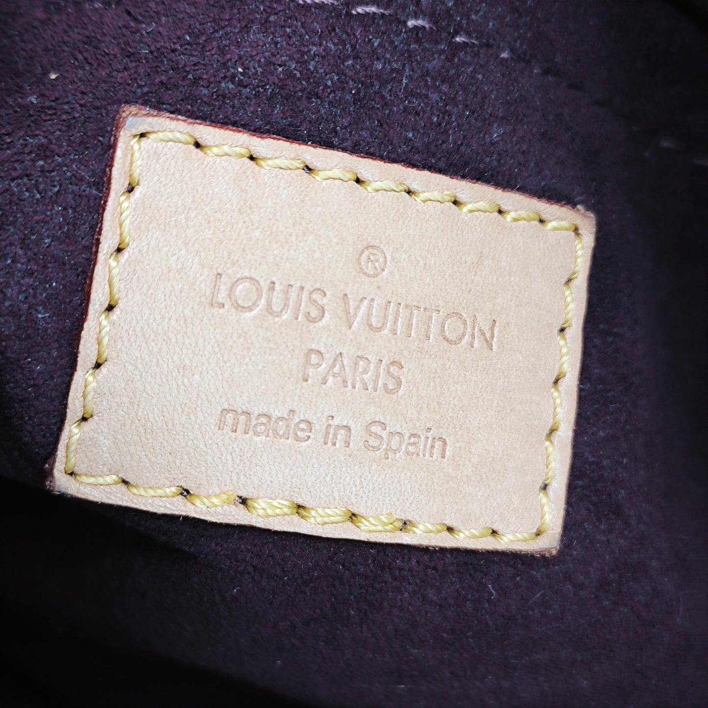 Louis Vuitton - Montaigne MM - Monogram canvas with natural cowhide leather trim - Brown - (medium)