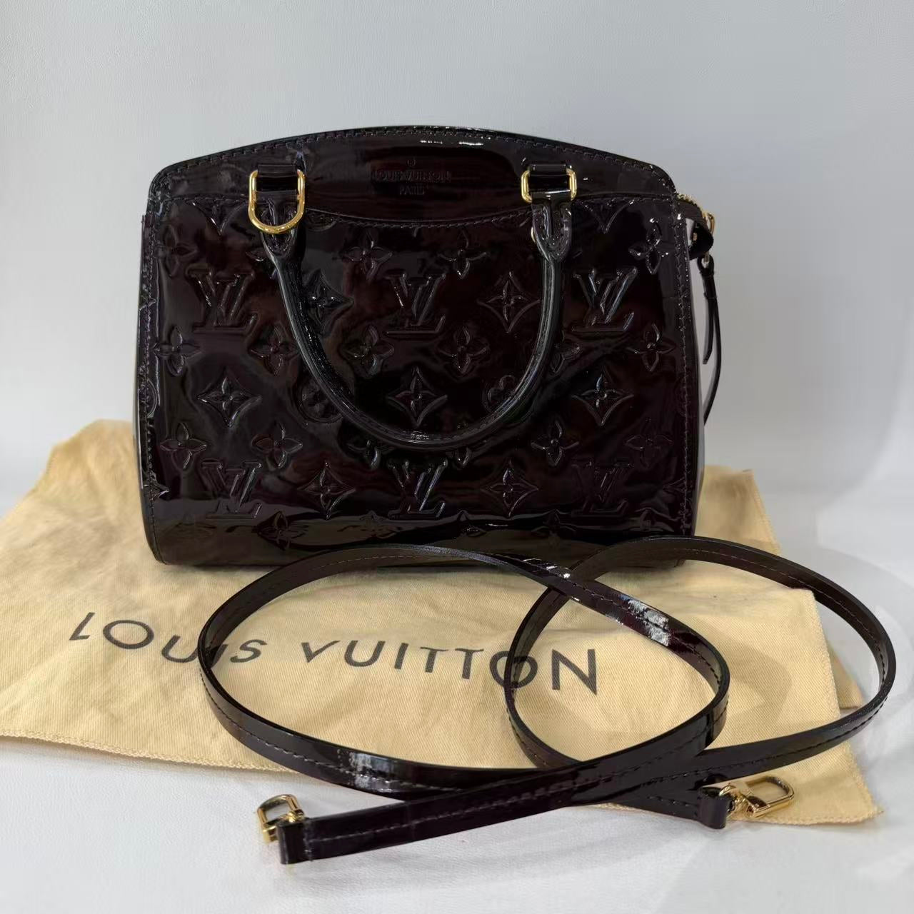 Louis Vuitton - Montaigne - Patent leather - Burgundy - (medium)
