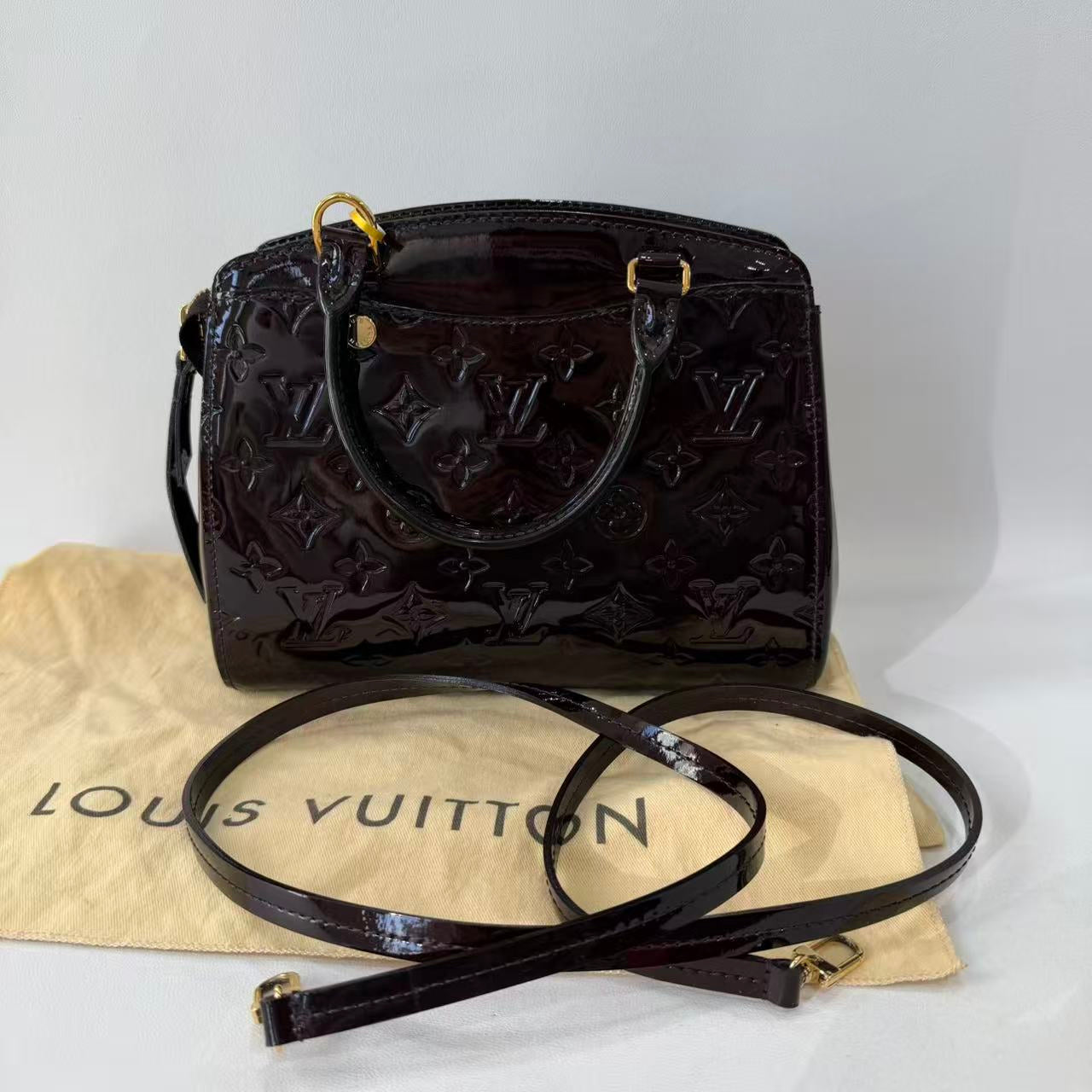 Louis Vuitton - Montaigne - Patent leather - Burgundy - (medium)