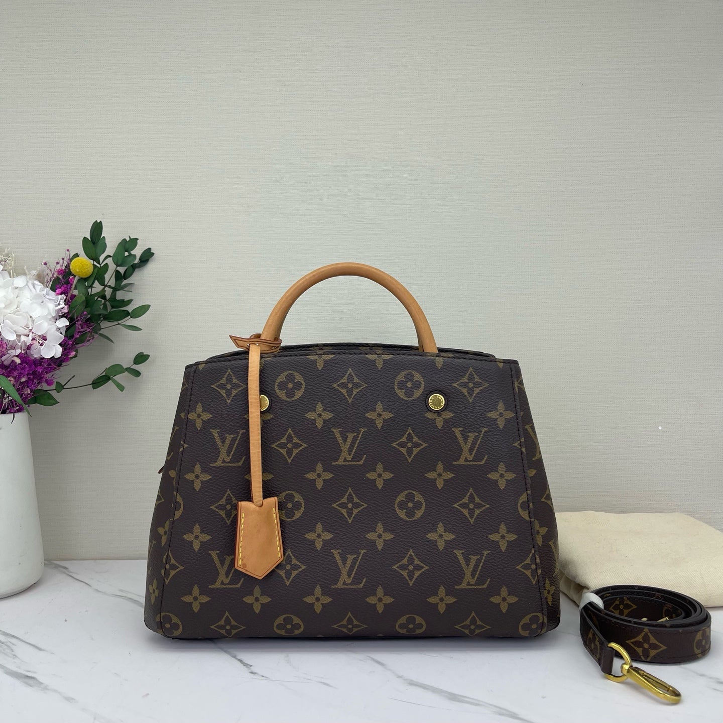 Louis Vuitton - Montaigne - Synthetic - Brown - (mini)