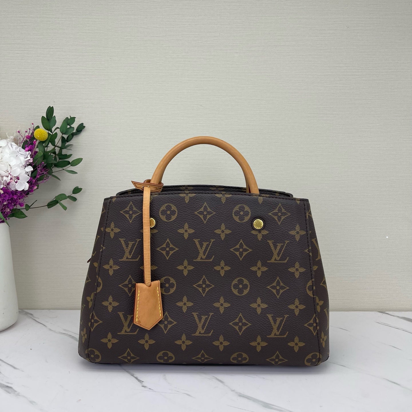 Louis Vuitton - Montaigne - Synthetic - Brown - (mini)