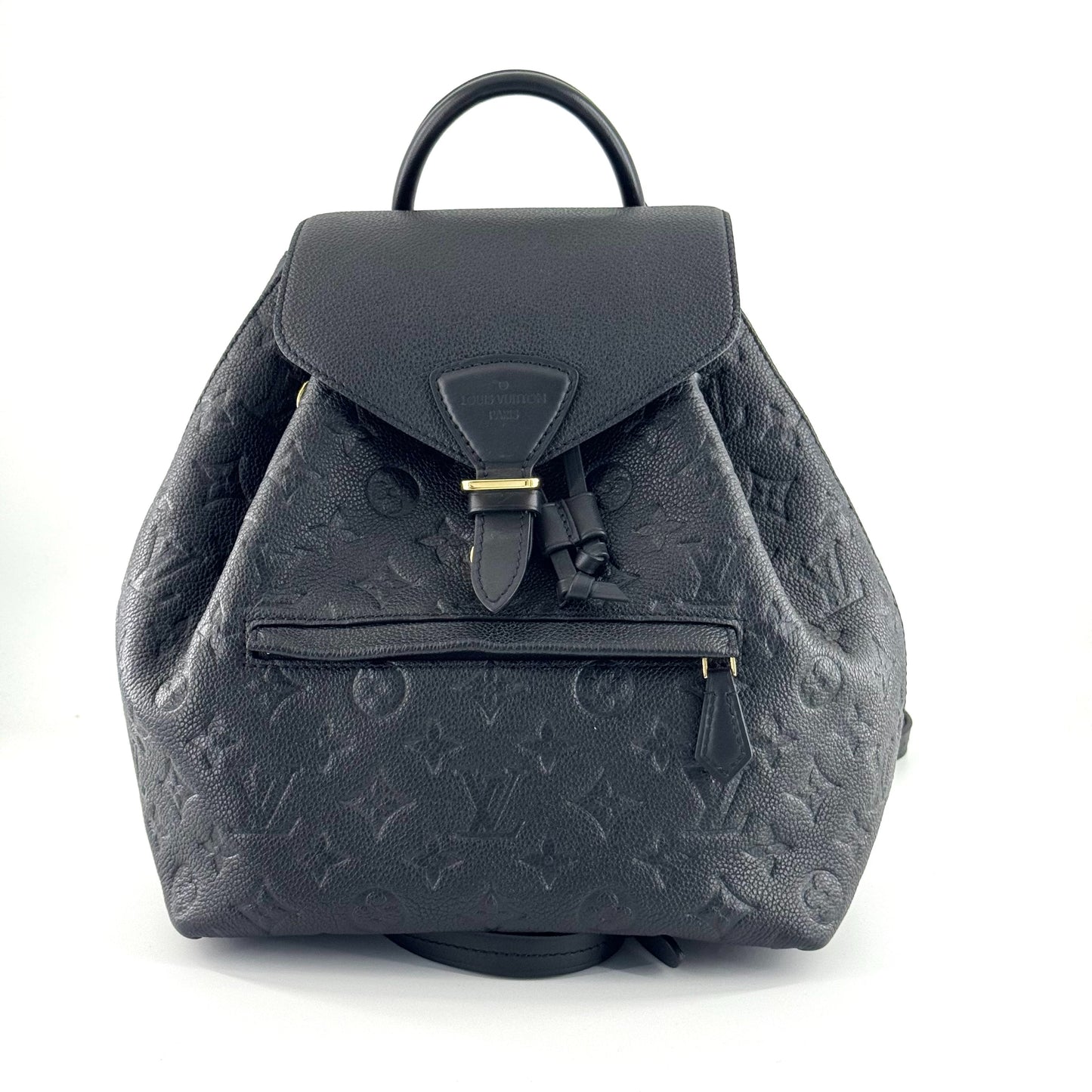 Louis Vuitton - Montsouris - Leather - Black - (medium)