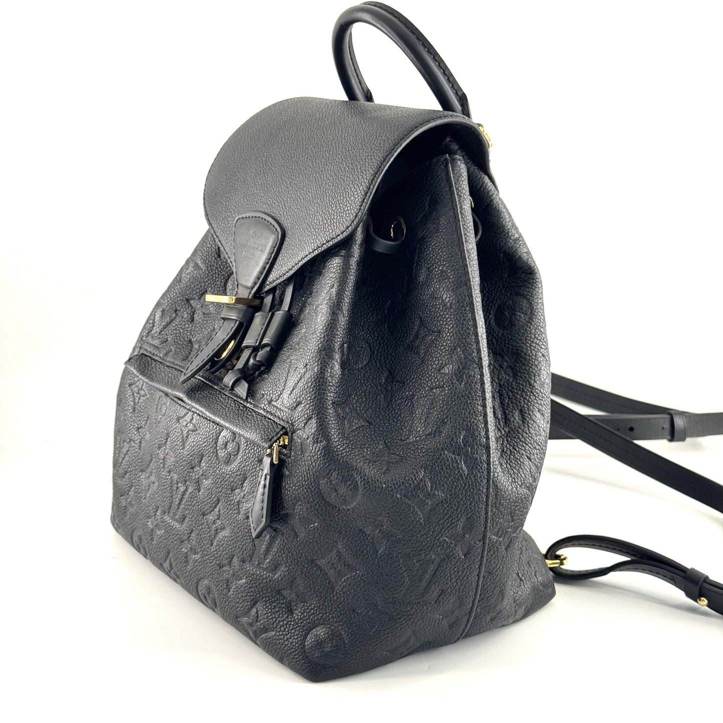 Louis Vuitton - Montsouris - Leather - Black - (medium)