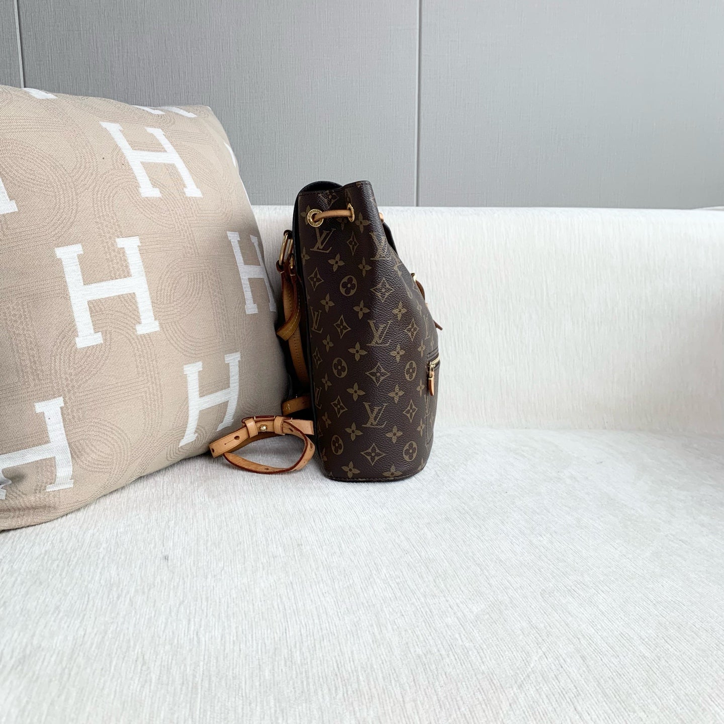 Louis Vuitton - Montsouris - Leather - Brown - (medium)