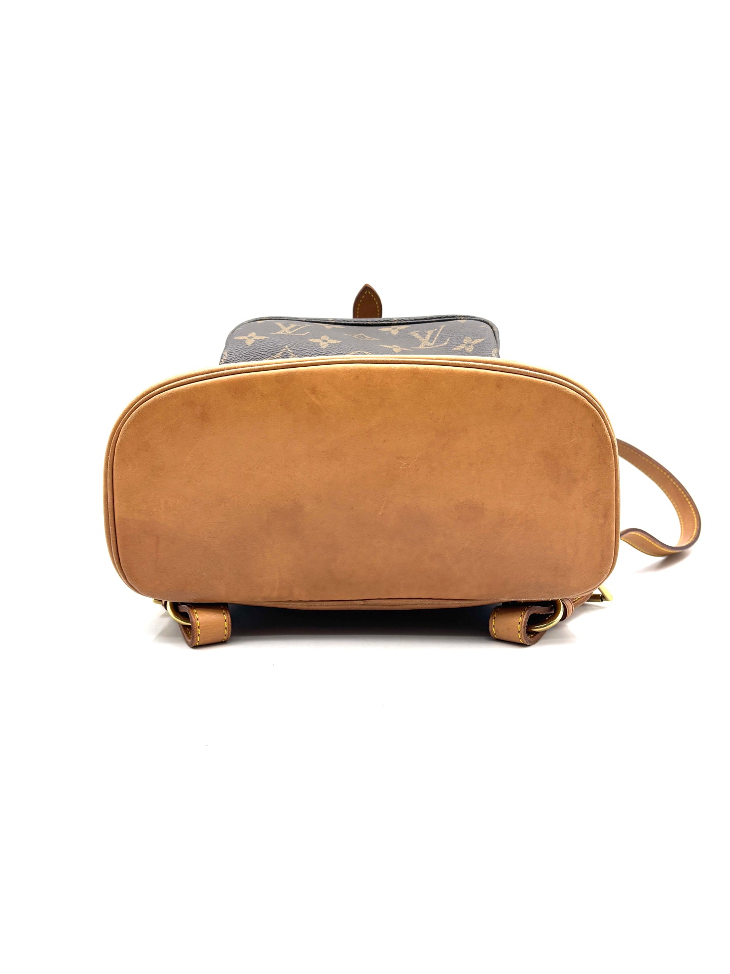Louis Vuitton - Montsouris - Monogram coated canvas with Vachetta leather trim - Brown - (small)