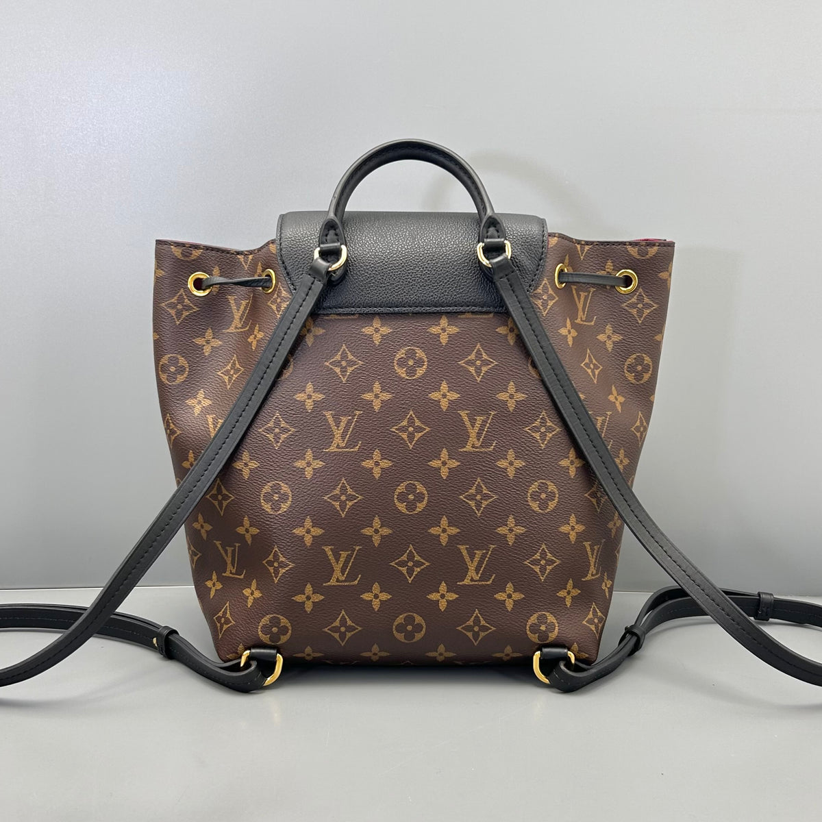 Louis Vuitton - Montsouris PM Backpack - Leather - Brown - (small)