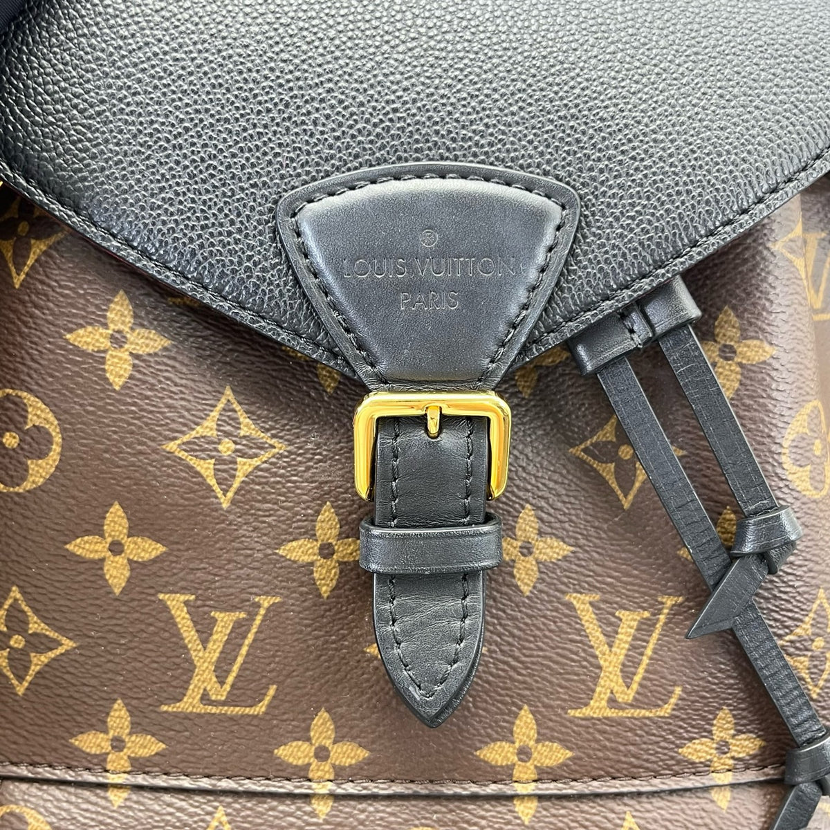 Louis Vuitton - Montsouris PM Backpack - Leather - Brown - (small)