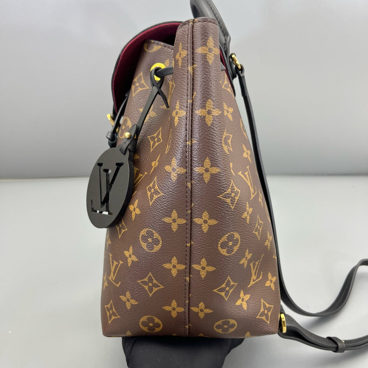 Louis Vuitton - Montsouris PM Backpack - Leather - Brown - (small)