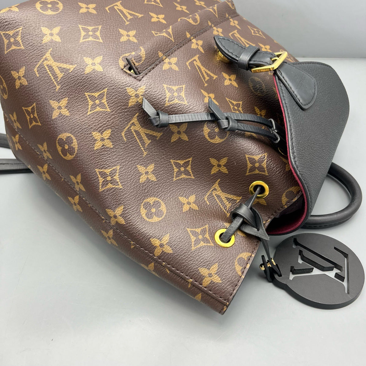 Louis Vuitton - Montsouris PM Backpack - Leather - Brown - (small)