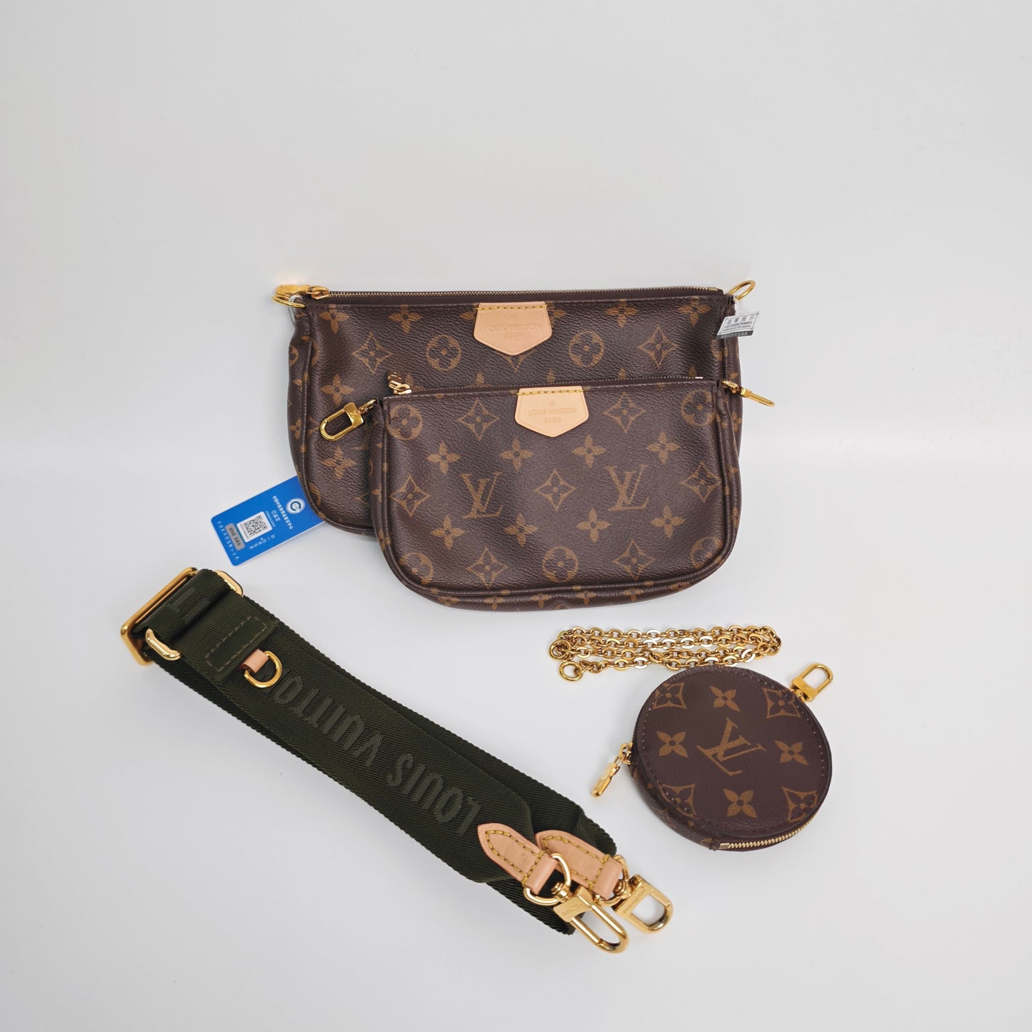 Louis Vuitton - Multi Pochette Accessoires - Cloth - Brown - (small)