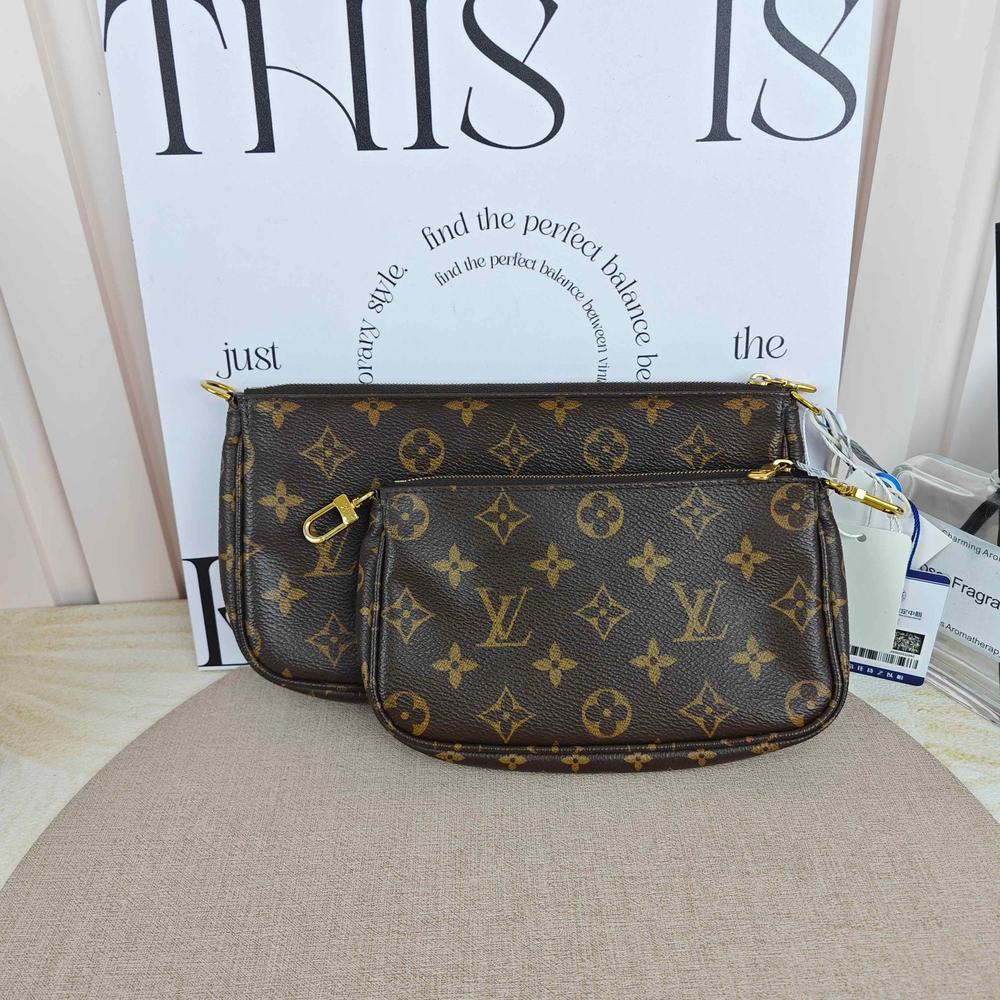 Louis Vuitton - Multi Pochette Accessoires - Cloth - Brown - (small)