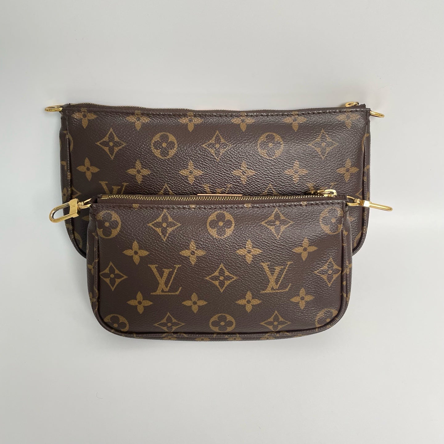 Louis Vuitton - Multi Pochette Accessoires - Cloth - Brown - (small)