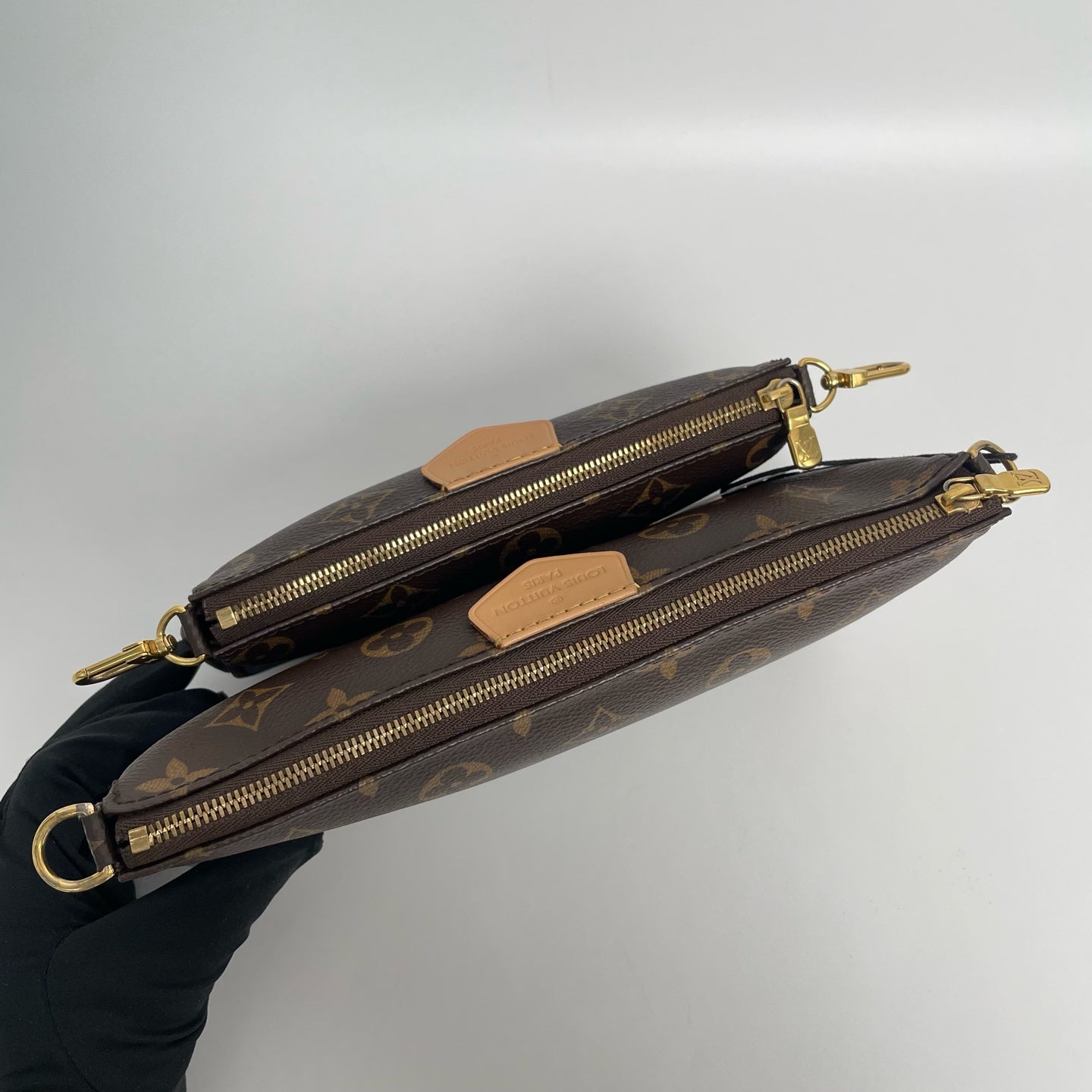 Louis Vuitton - Multi Pochette Accessoires - Cloth - Brown - (small)