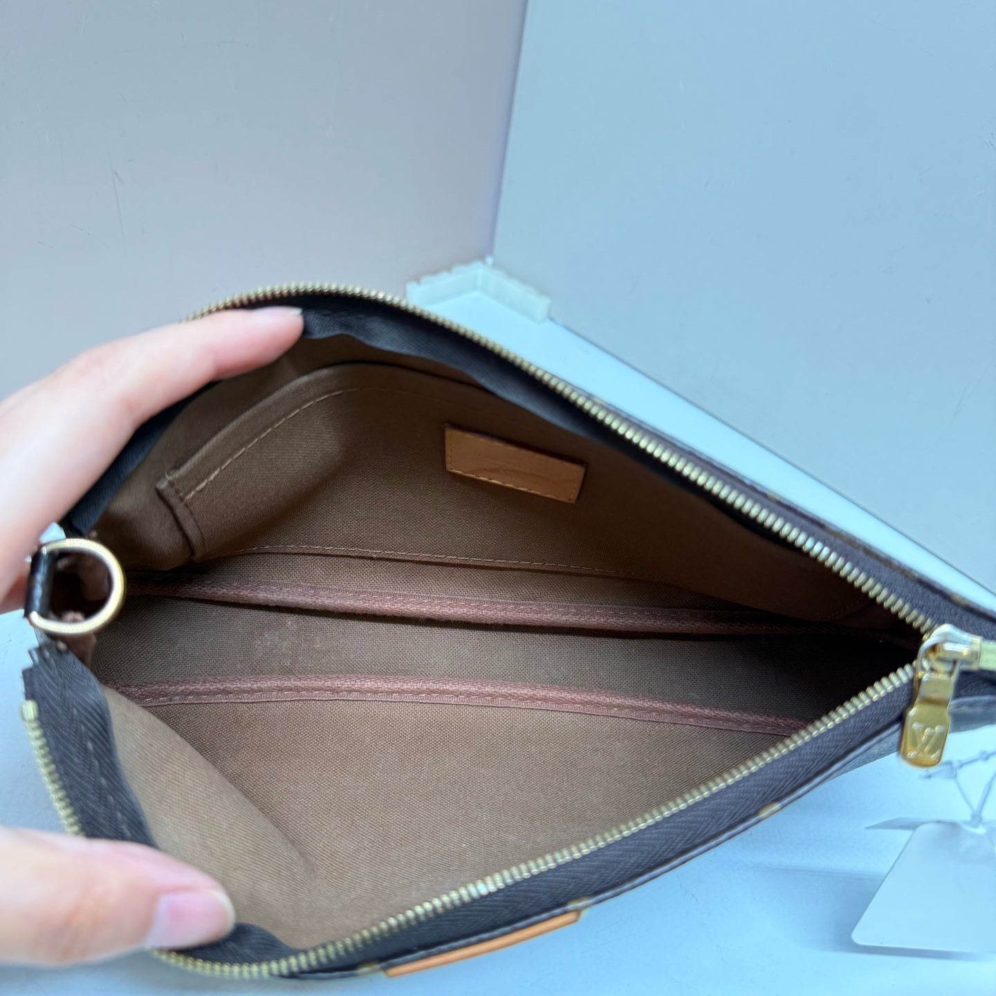 Louis Vuitton - Multi Pochette Accessoires - Cloth - Brown - (small)