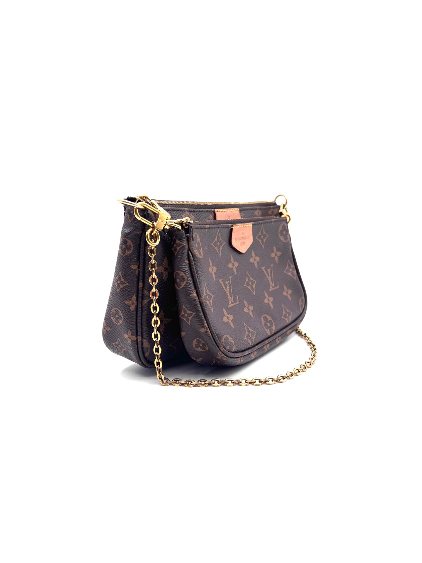 Louis Vuitton - Multi Pochette Accessoires - Coated canvas and cowhide leather - Brown - (mini)