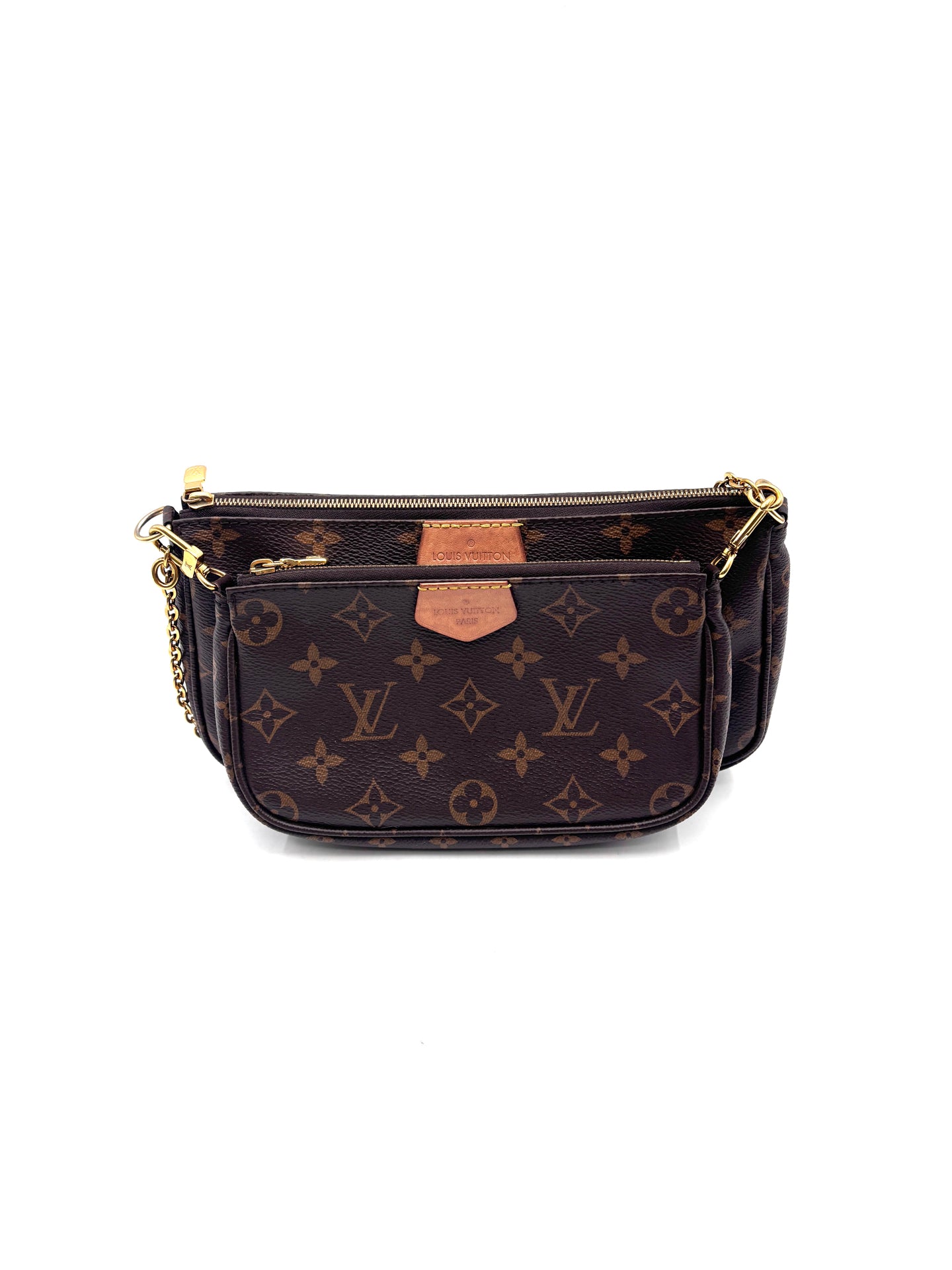 Louis Vuitton - Multi Pochette Accessoires - Coated canvas and cowhide leather - Brown - (mini)