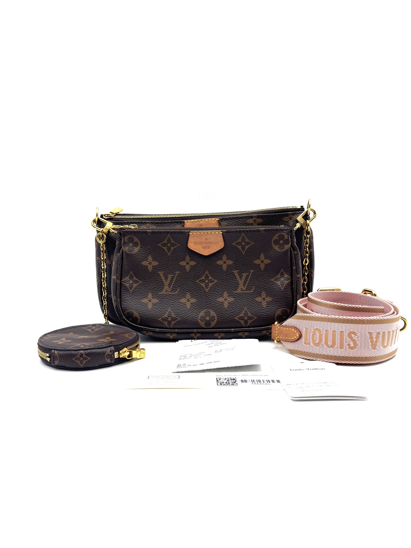 Louis Vuitton - Multi Pochette Accessoires - Coated canvas and cowhide leather - Brown - (mini)