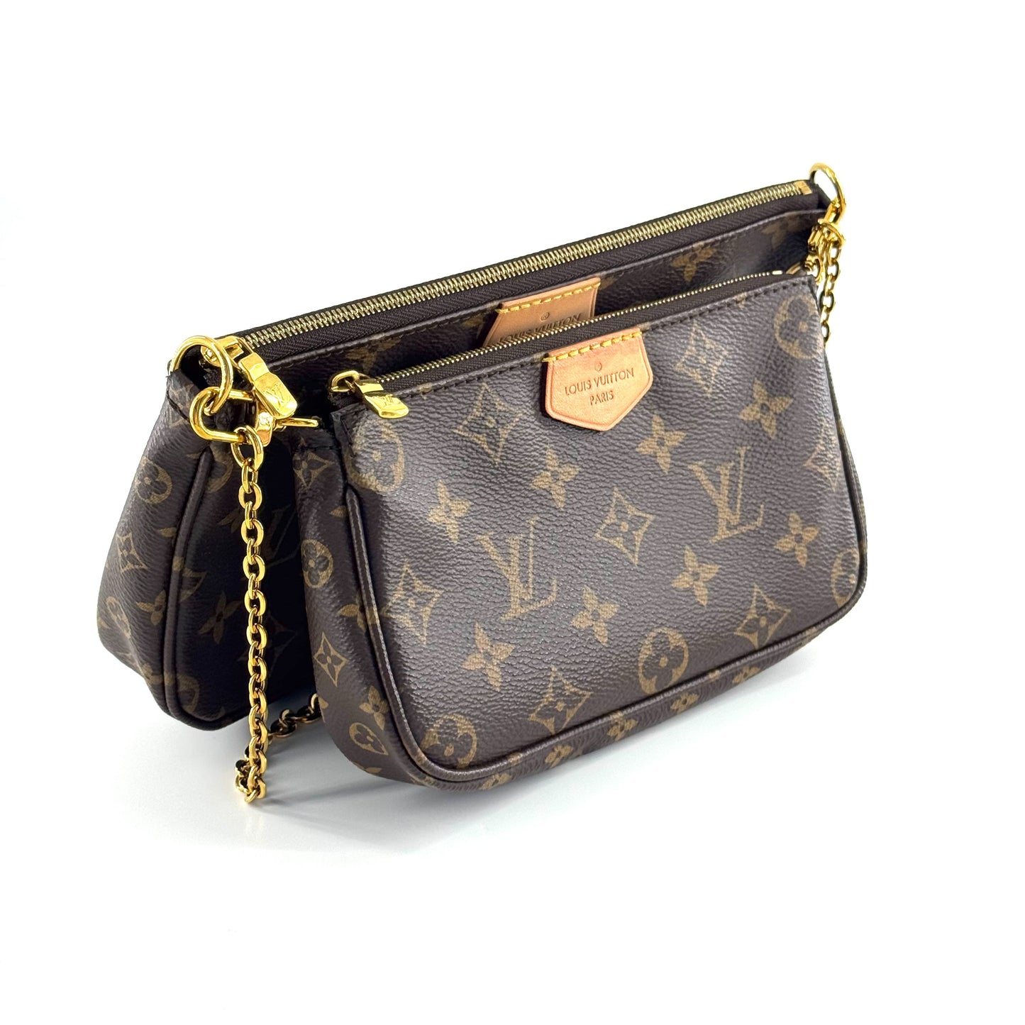 Louis Vuitton - Multi Pochette Accessoires - Leather - Brown - (mini)