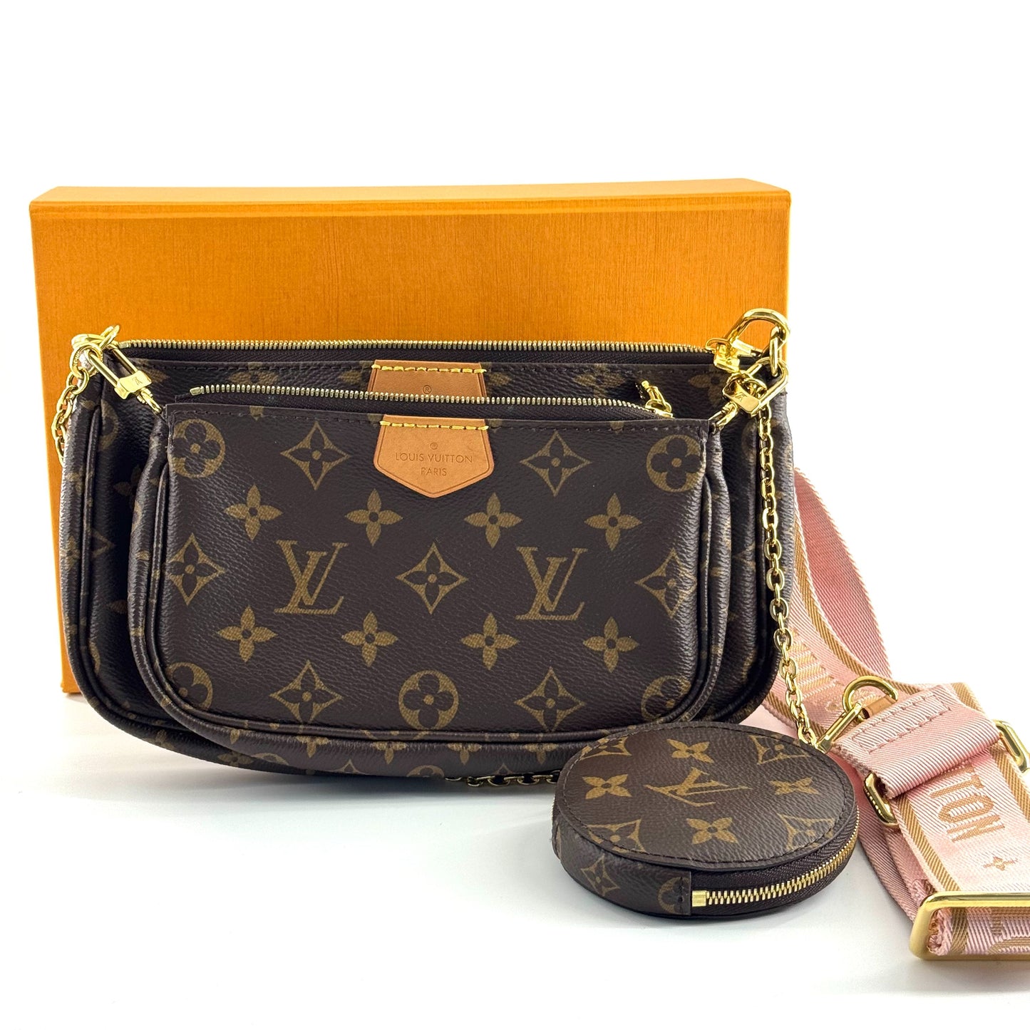Louis Vuitton - Multi Pochette Accessoires - Leather - Brown - (small)