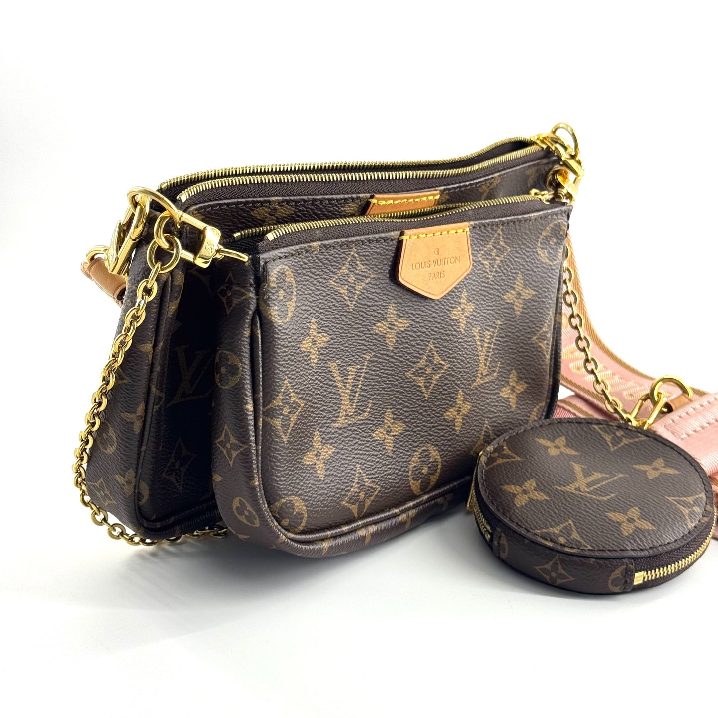 Louis Vuitton - Multi Pochette Accessoires - Leather - Brown - (small)