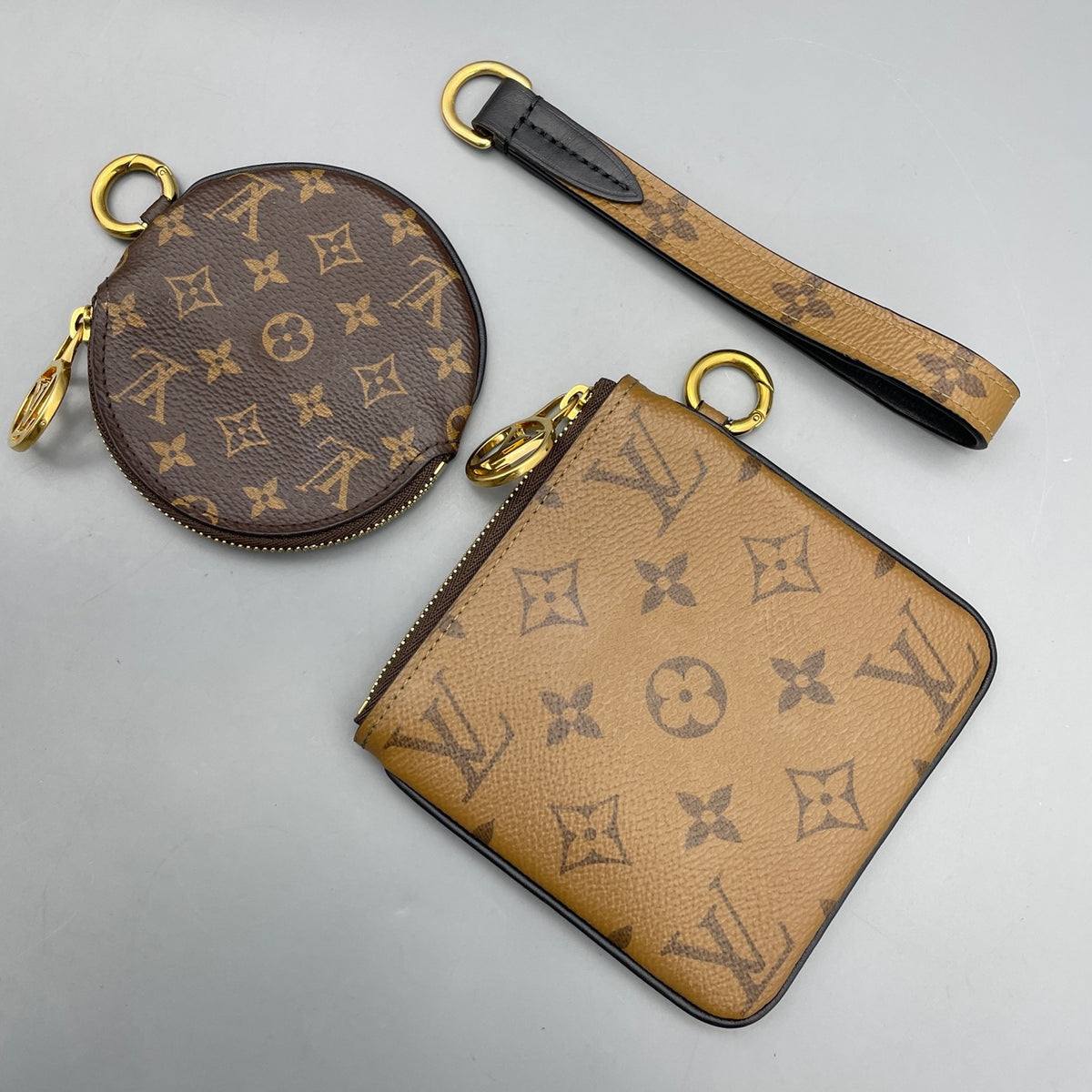 Louis Vuitton - Multi-Pochette Key Pouch Set - Leather - Brown - (mini)