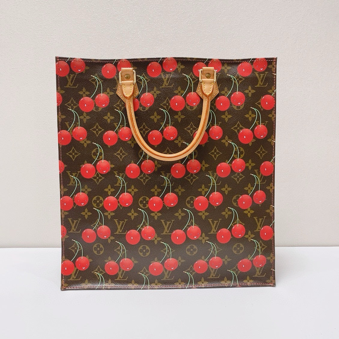 Louis Vuitton - Murakami Monogram Cherry Piano Bag - Monogram coated canvas with Vachetta leather trim - Multicolour - (medium)