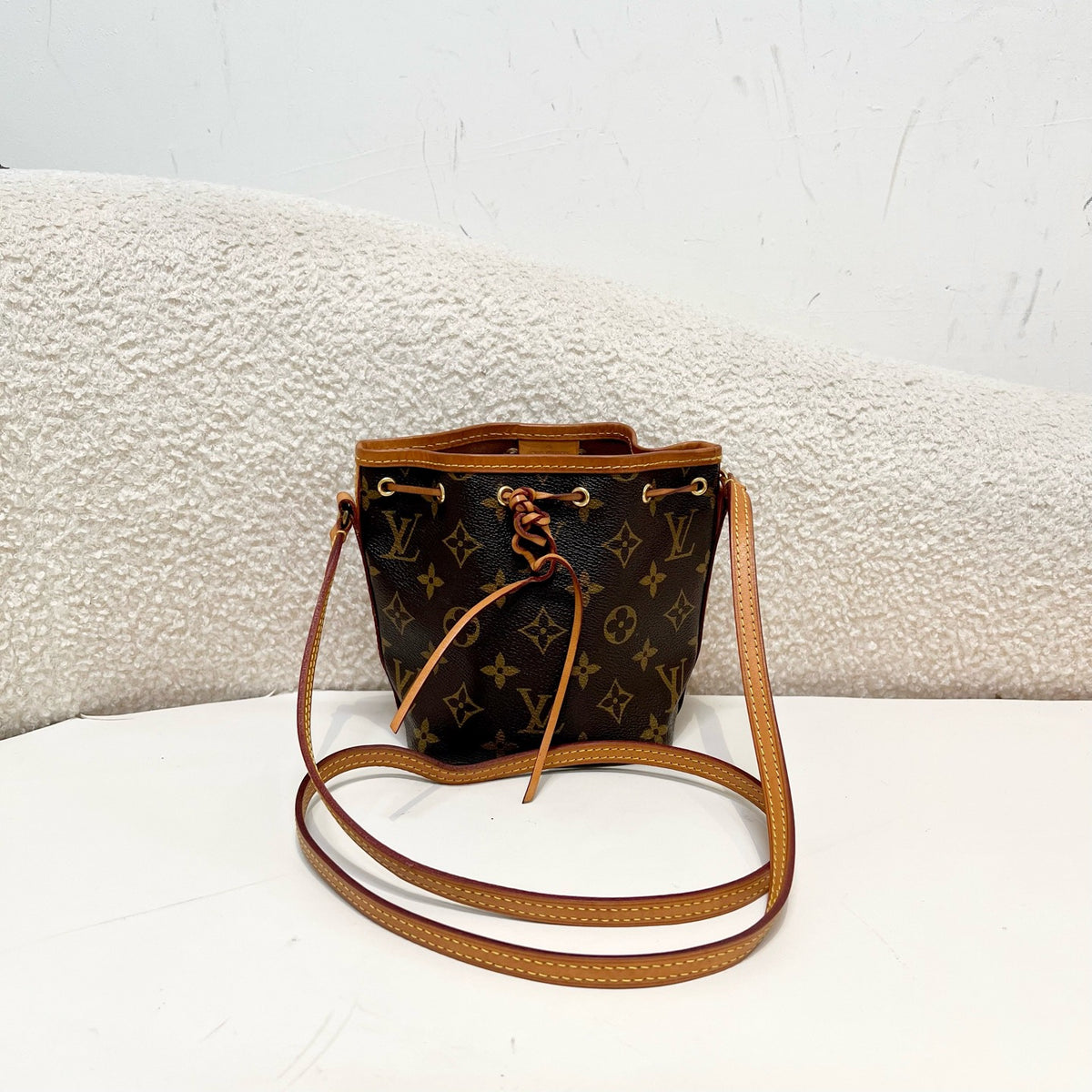 Louis Vuitton - Nano Noe - Cloth - Brown - (mini)