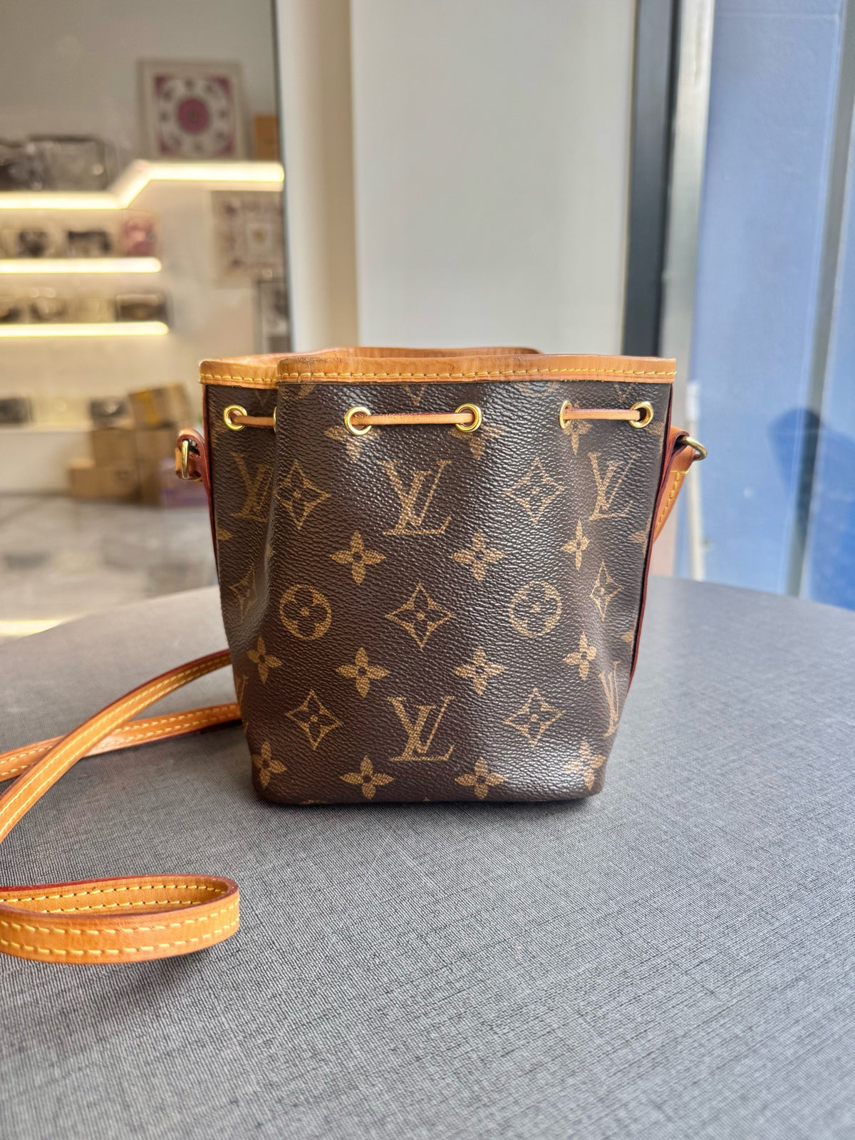 Louis Vuitton - Nano Noe - Cloth - Brown - (mini)