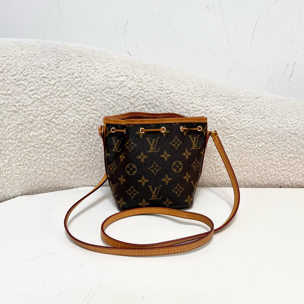 Louis Vuitton - Nano Noe - Cloth - Brown - (mini)