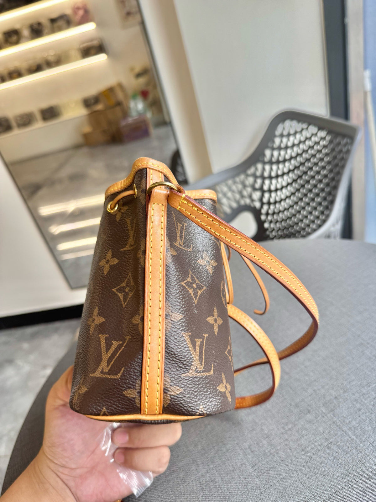 Louis Vuitton - Nano Noe - Cloth - Brown - (mini)