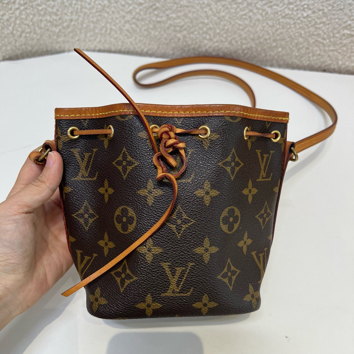 Louis Vuitton - Nano Noe - Cloth - Brown - (mini)