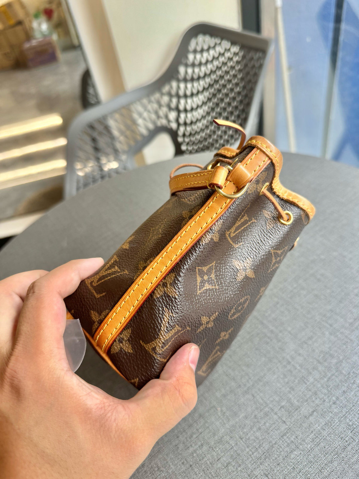 Louis Vuitton - Nano Noe - Cloth - Brown - (mini)