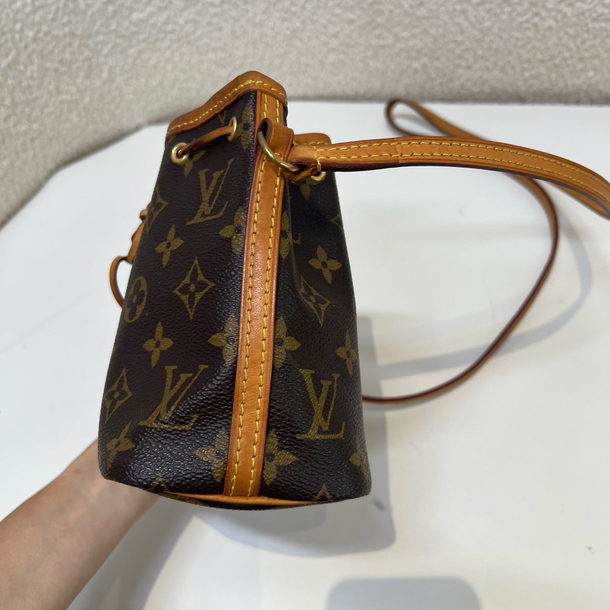 Louis Vuitton - Nano Noe - Cloth - Brown - (mini)