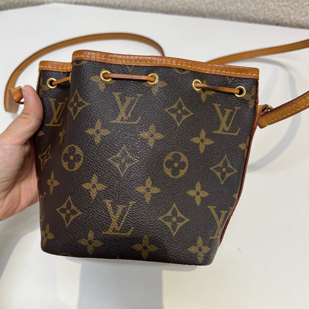 Louis Vuitton - Nano Noe - Cloth - Brown - (mini)