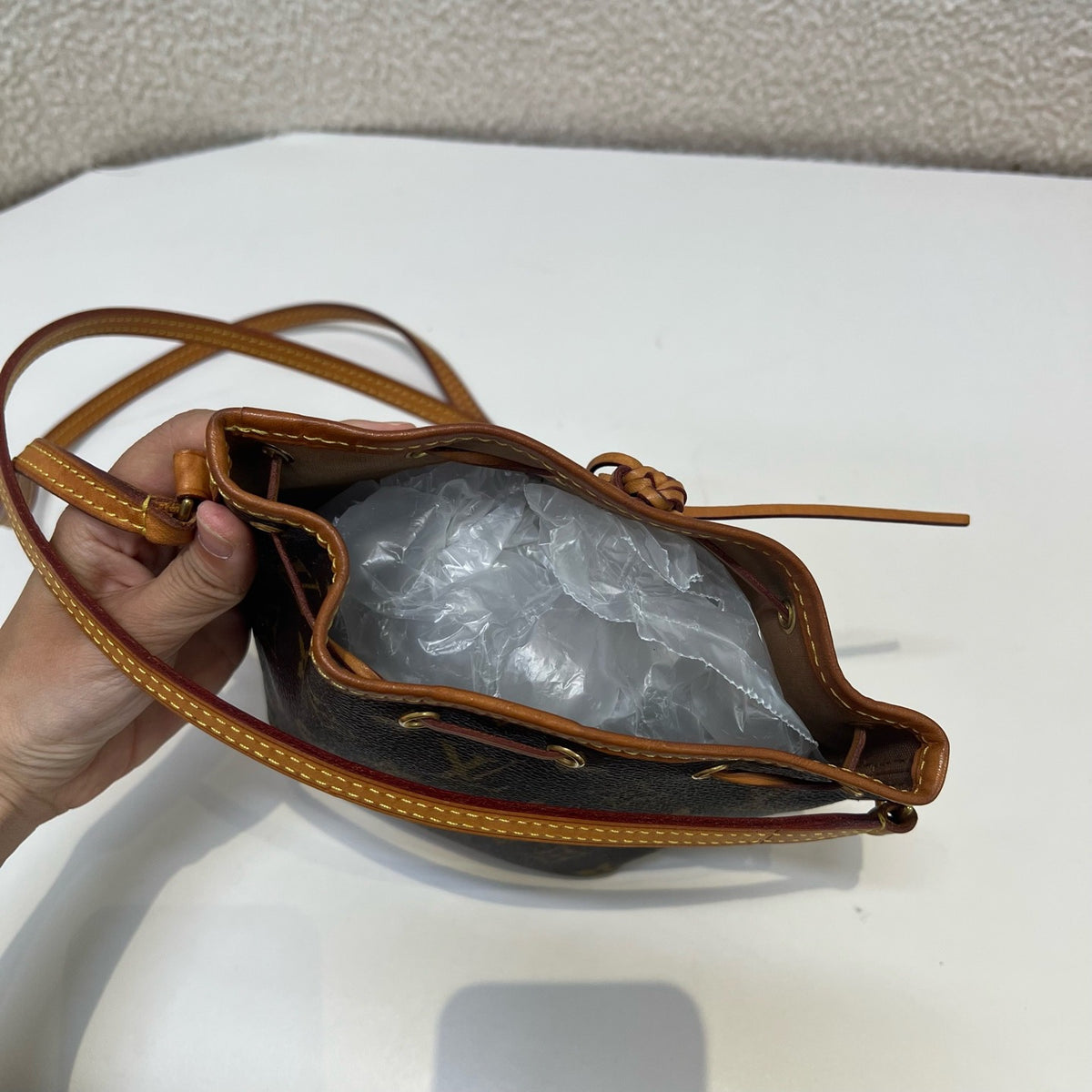 Louis Vuitton - Nano Noe - Cloth - Brown - (mini)