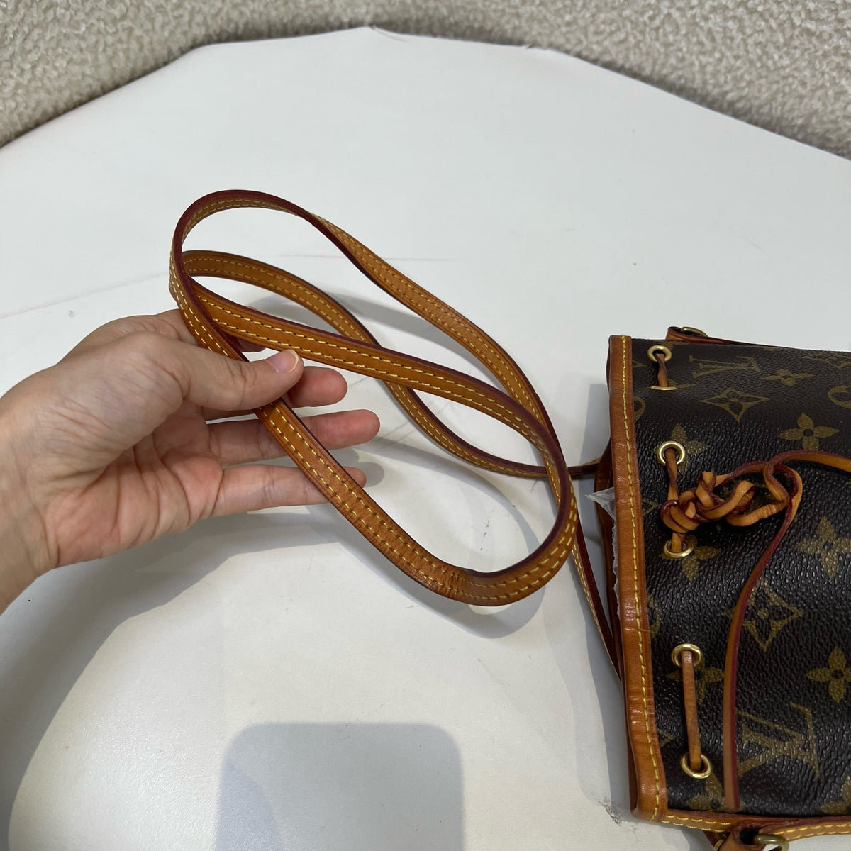 Louis Vuitton - Nano Noe - Cloth - Brown - (mini)