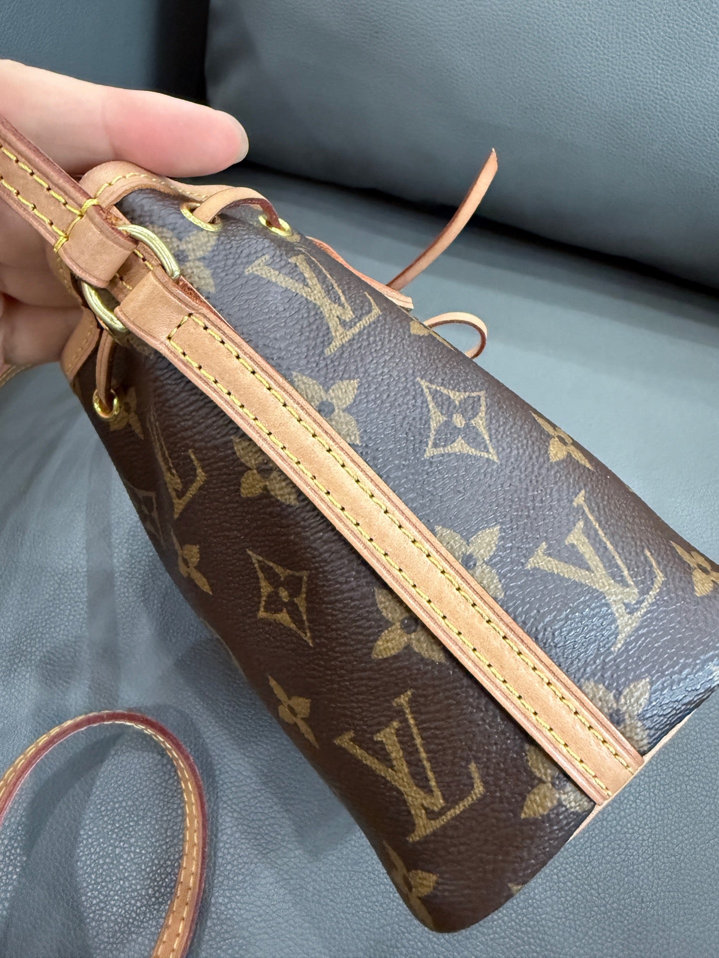 Louis Vuitton - Nano Noé - Leather - Brown - (mini)