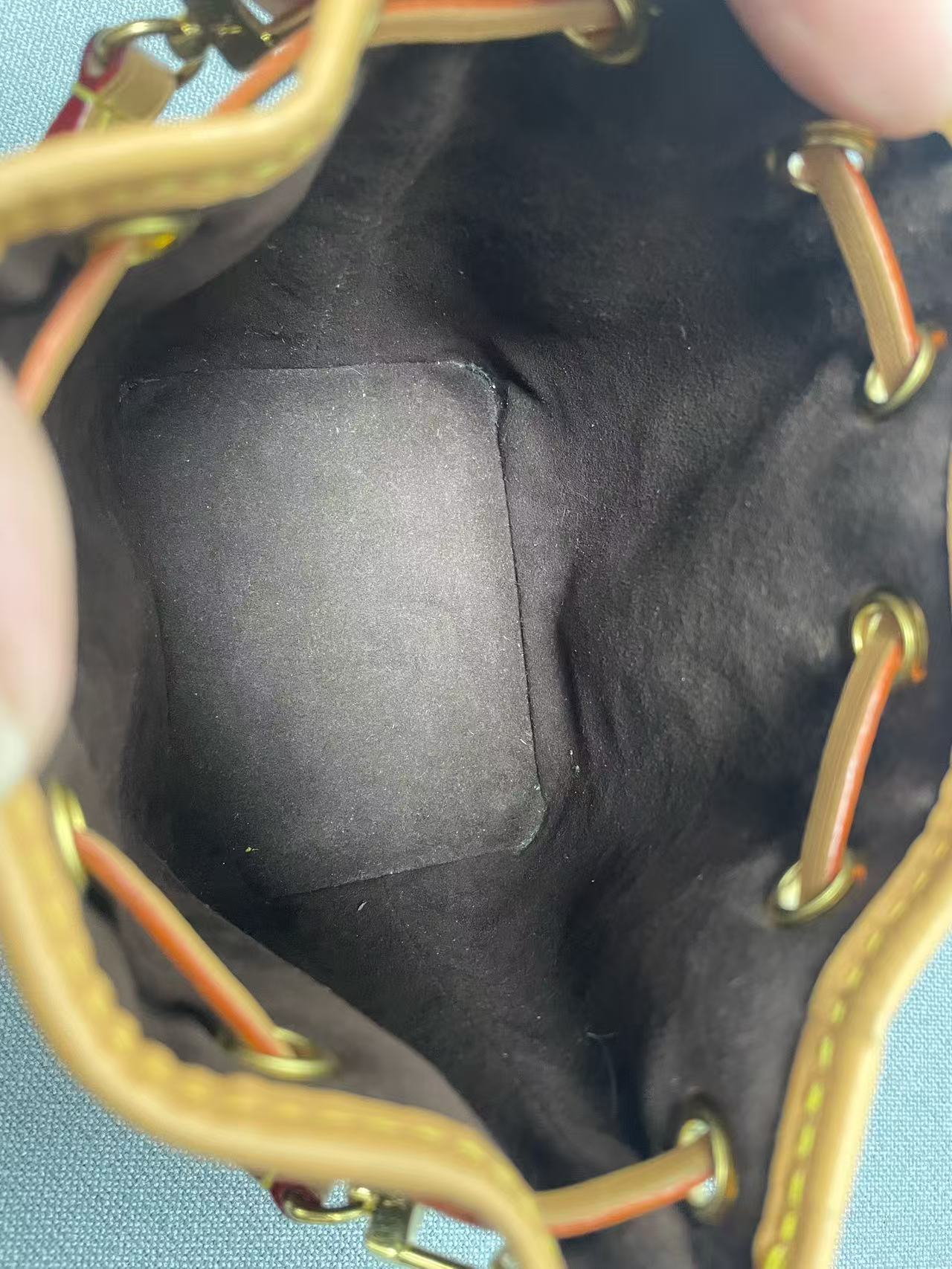 Louis Vuitton - Nano Noé - Monogram canvas with natural cowhide leather (vachetta) trim - Brown - (mini)