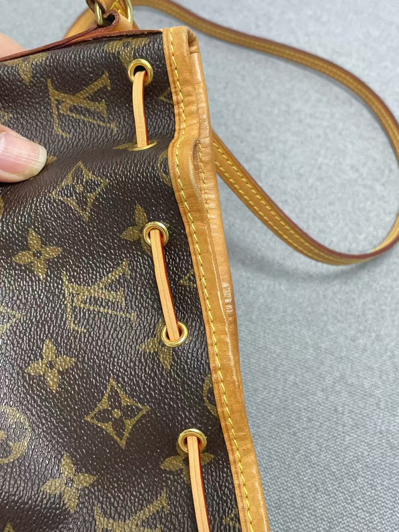 Louis Vuitton - Nano Noé - Monogram coated canvas and Vachetta leather - Brown - (mini)